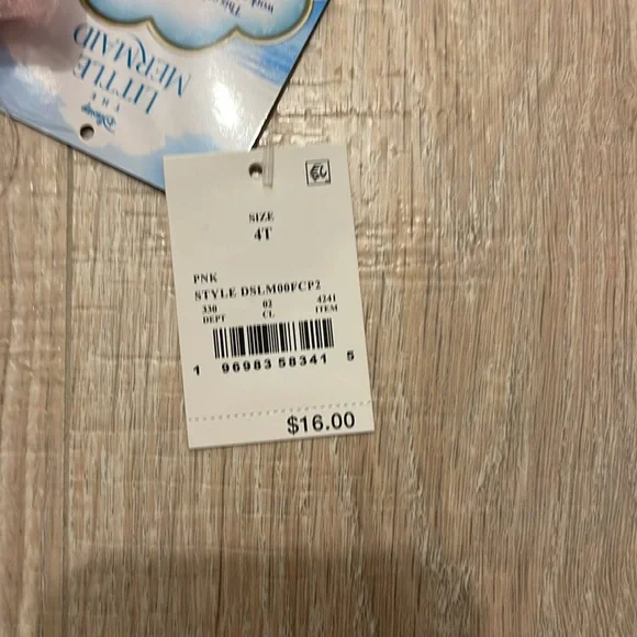 Two piece little mermaid skirt and t shirt, size 4t, new with tags. Never worn. - Picture 5 of 5